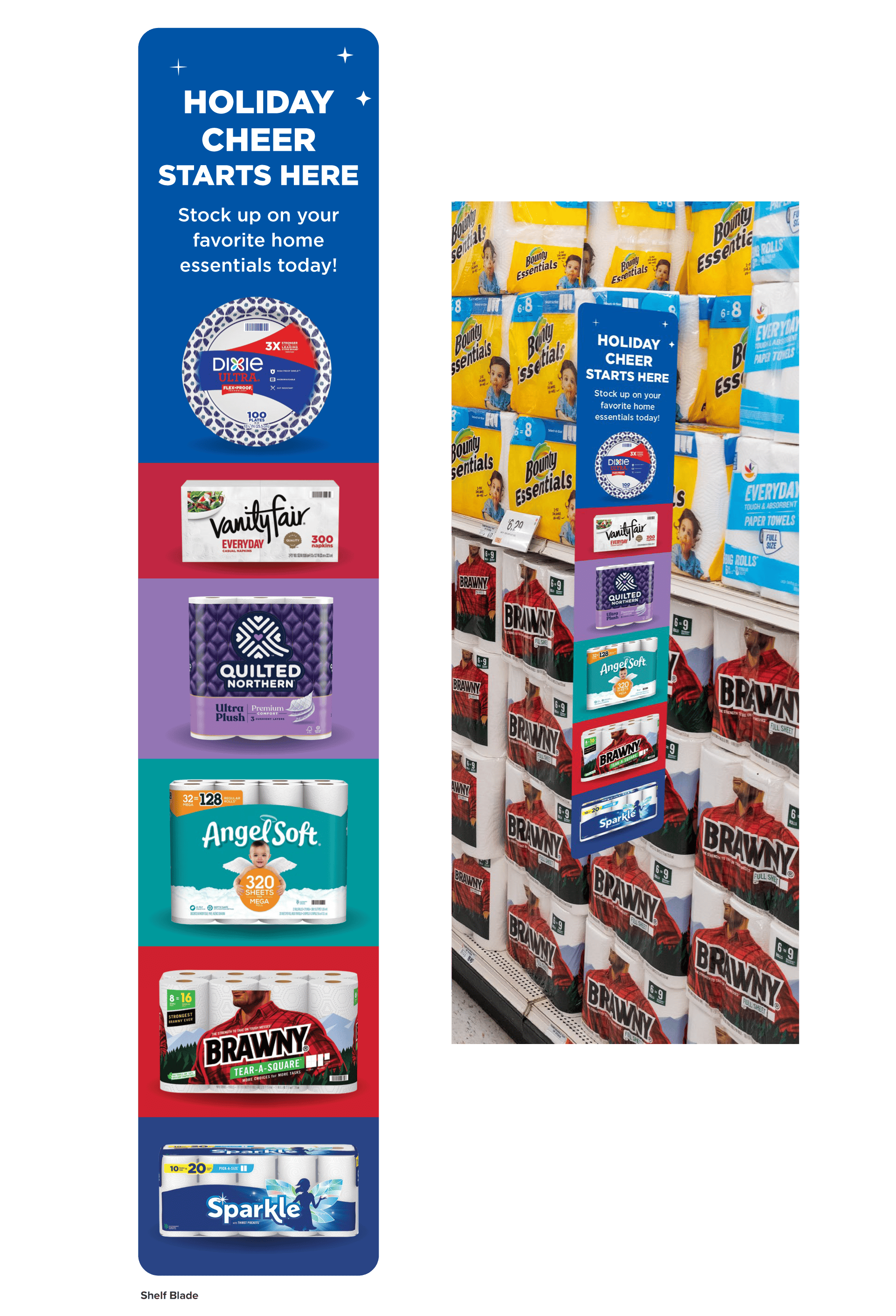 Multibrand Shelf Blade